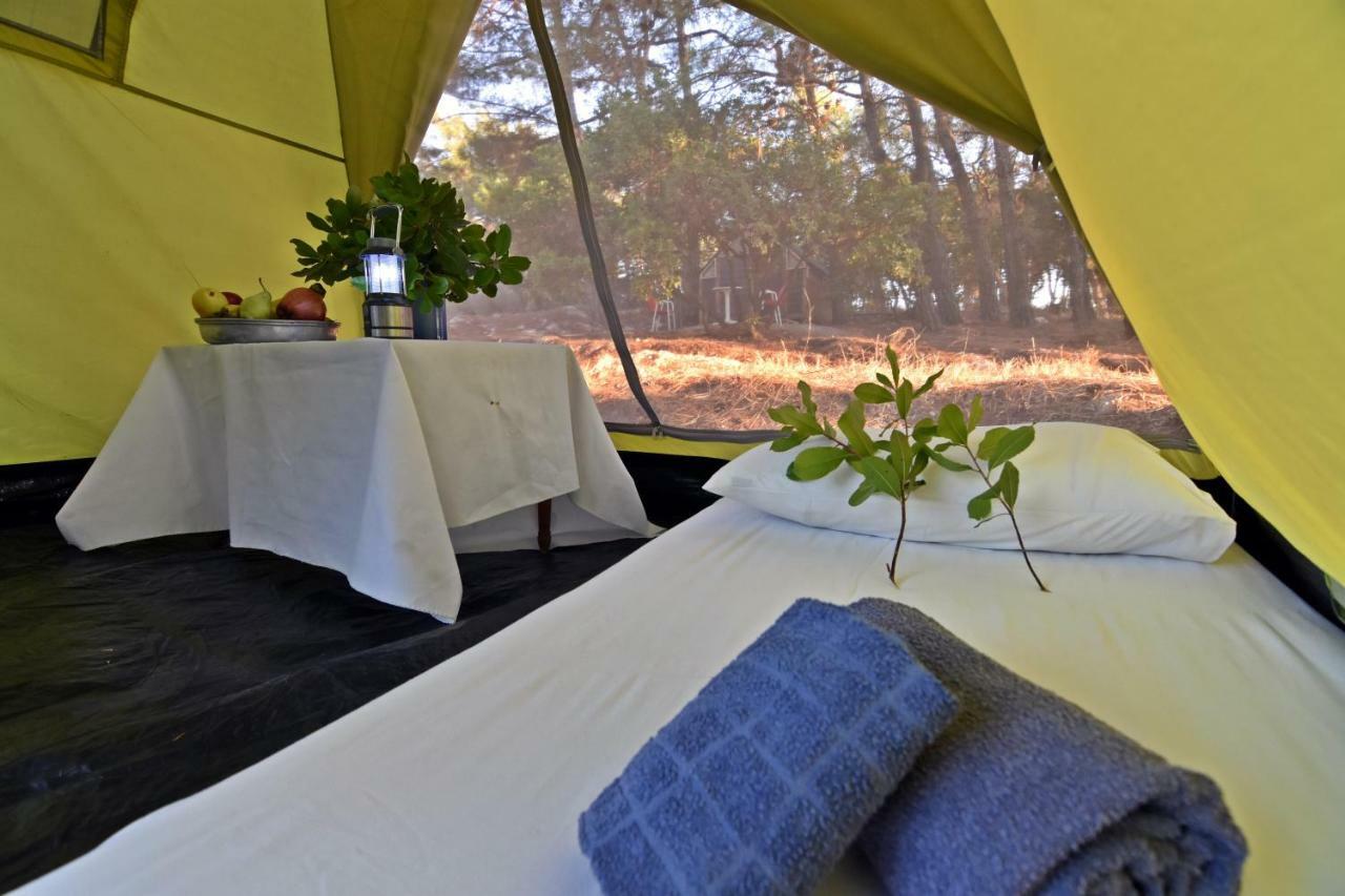 Drolma Ling Nature Cabins Theológos Exteriör bild