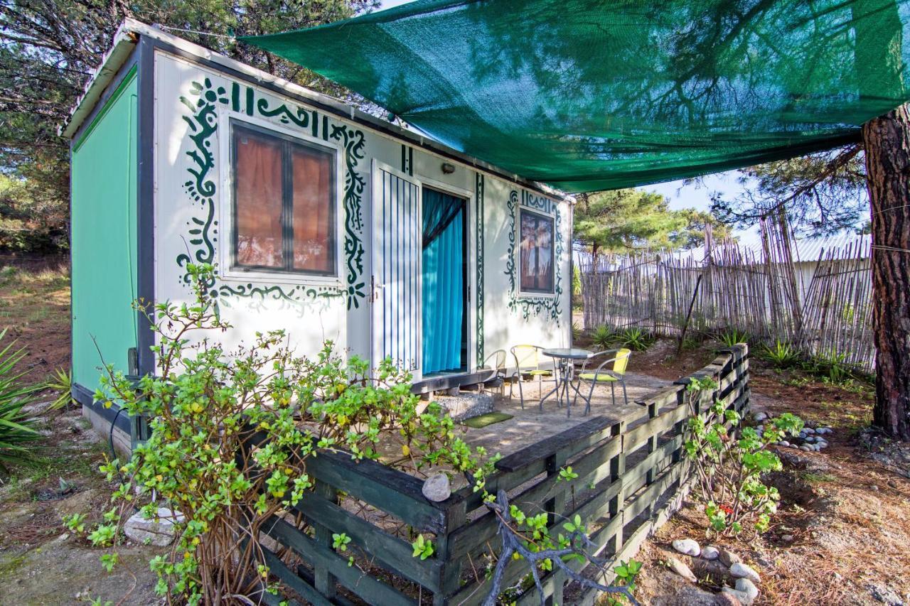 Drolma Ling Nature Cabins Theológos Exteriör bild